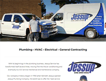 Tablet Screenshot of jessupservice.com